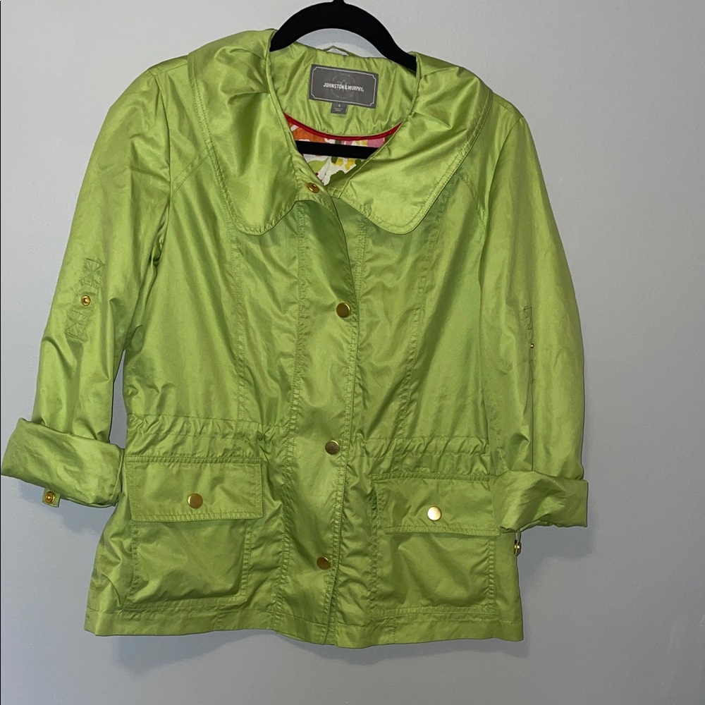 Johnston & Murphy Lime Green Utility Jacket